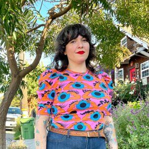 Nooworks Puff Top - Psychedelic Eyes - XL